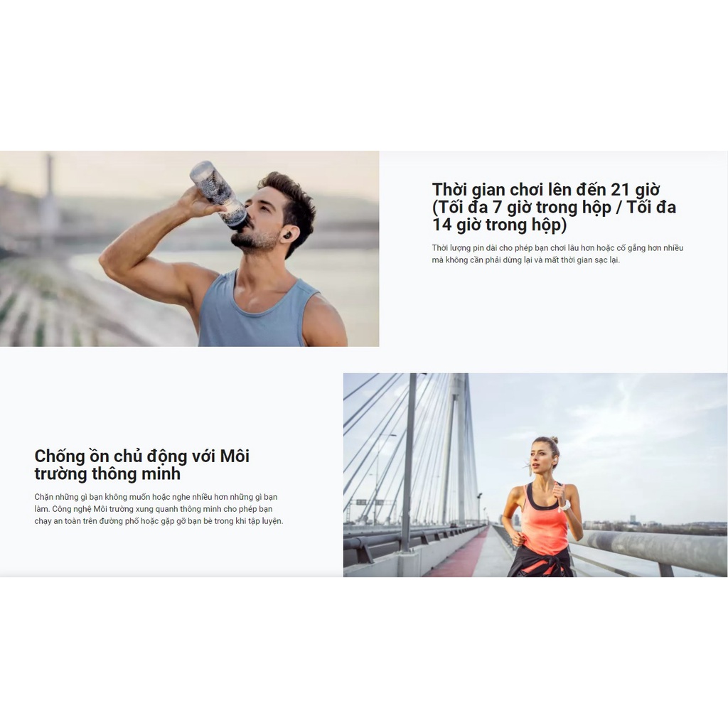 Puki shop / JBL Reflect Mini NC - Tai nghe thể thao không dây chống ồn - Chính hãng