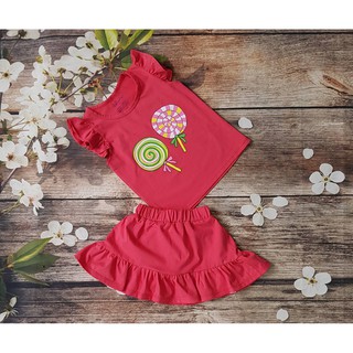 BỘ VÁY HÌNH CÂY KẸO DỄ THƯƠNG