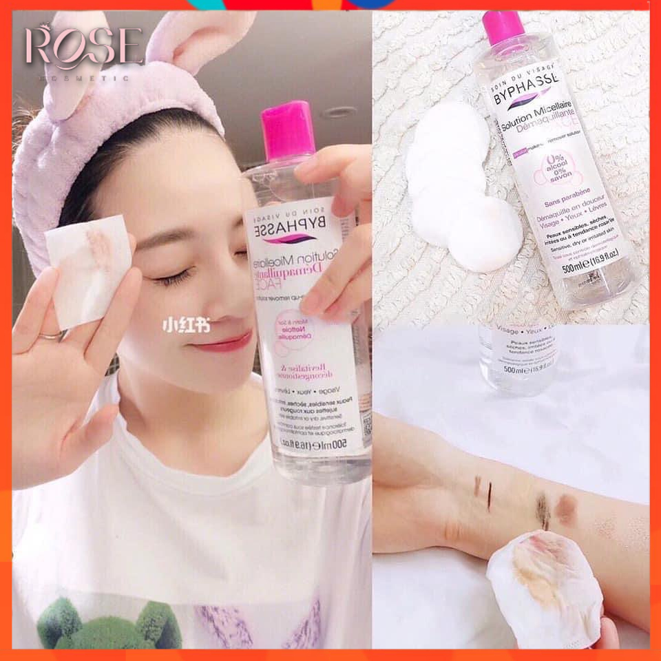 Nước Tẩy Trang Byphasse ⚡⚡ Làm Sạch Da Dịu Nhẹ Cho Mọi Loại Da, Da Dầu, Da Khô  Da Nhạy Cảm 500ml