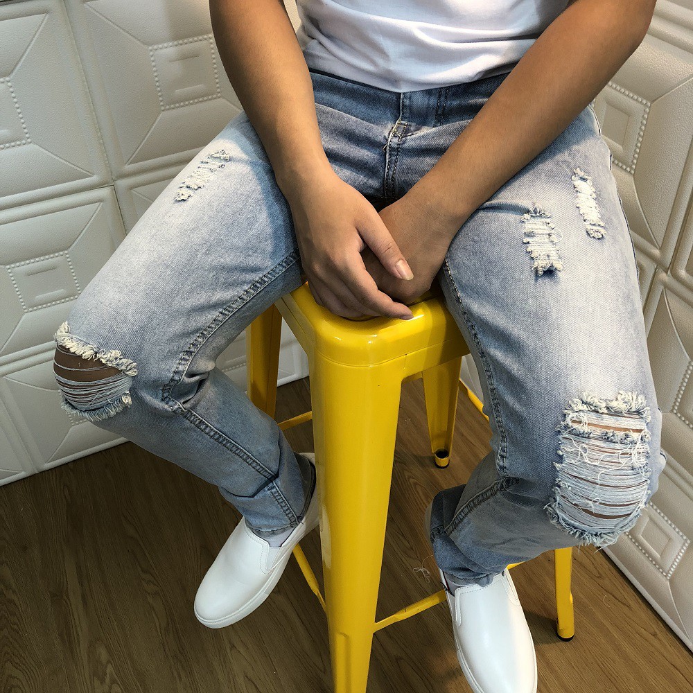 Quần Jeans Nam Thời Trang Phong Cách OHS5682 - Có Video Quay Thật