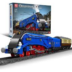 Mould King 12006 ( Xếp Hình Tàu Hỏa Xuyên Thái Bình Dương Pasifics Mallard 2139 Mảnh )