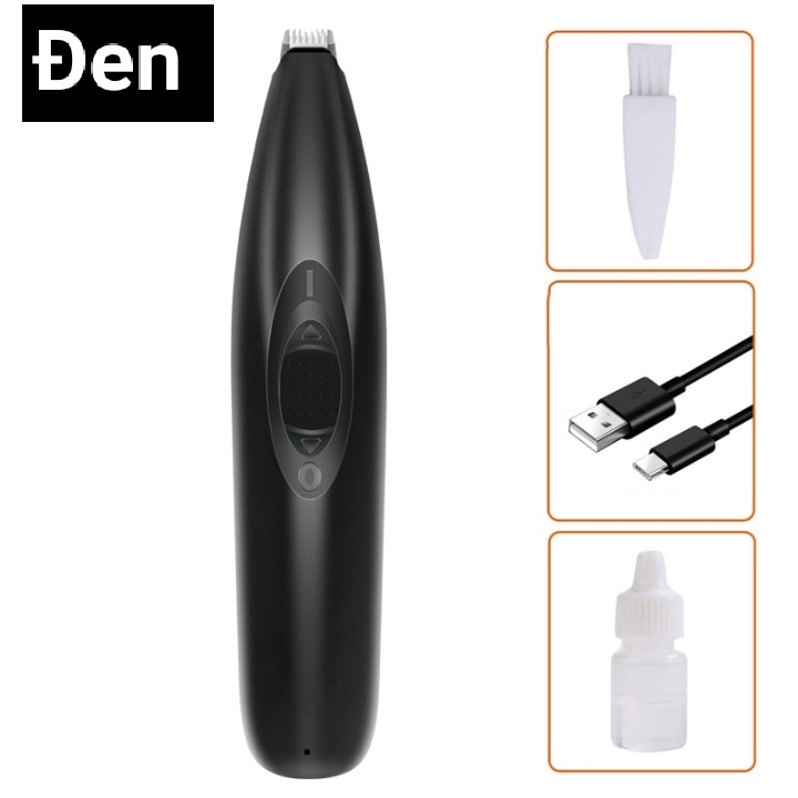 [Hỏa tốc] Tông Đơ Mini Cạo Cắt Lông Bàn Chân, Lông Tai Cho Chó Mèo - Có Sạc USB