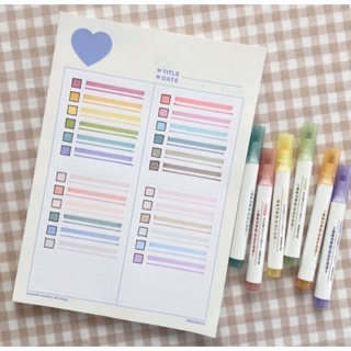 🌈 Set 6 bút hightlight tone màu đẹp ❣