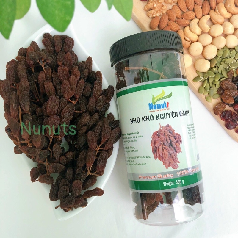 Nho khô nguyên cành Úc, ngọt tự nhiên, hàng hữu cơ shop Thúy Anh