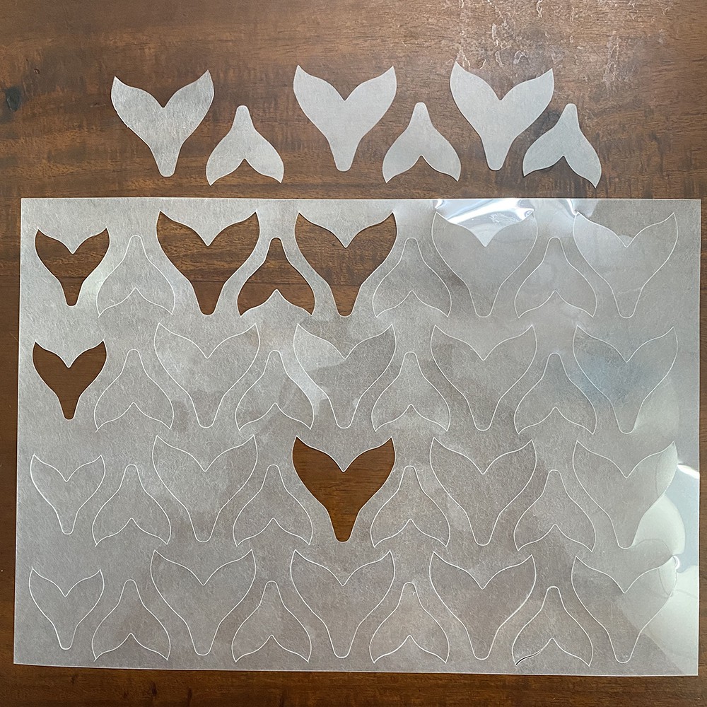 Đuôi cá nhựa co nhiệt plastic shrink cắt sẵn làm thủ công handmade diy