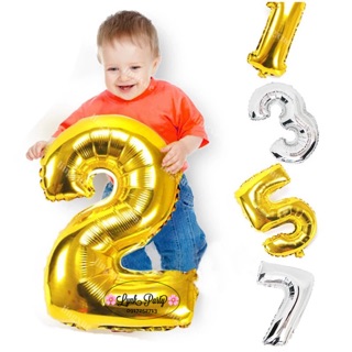 Bóng Số (size 70cm)màu Vàng, Bạc