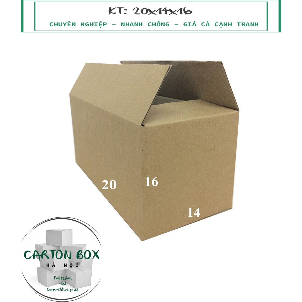 20x14x16 Combo 100 hộp carton cod