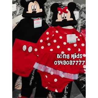 Set 3 Món Bé Trai & Bé Gái Mickey Minnie FOX