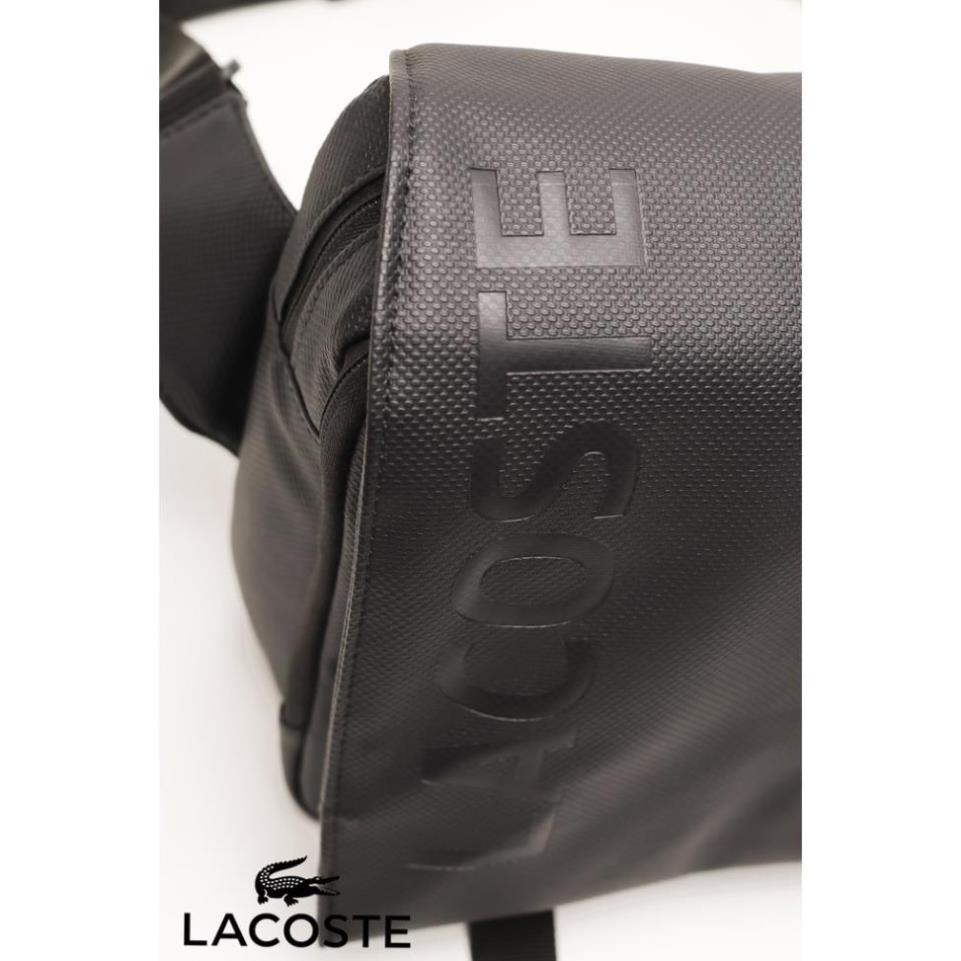 Túi deo chéo Lacoste Men's Classic PetiT Chất Da si Logo  Kim Loại lacoste dập  Form đẹp / Sang