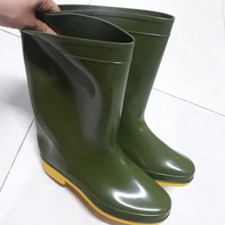 Ủng xanh mền tgp - ủng cao su tgp đế vàng