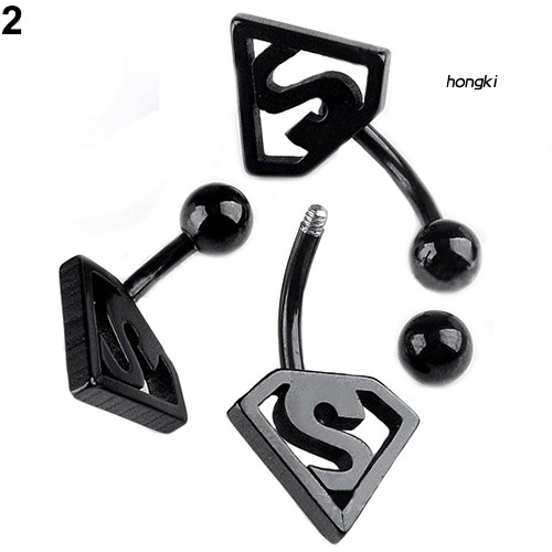 Khuyên Rốn Hình Dơi Bằng Thép Không Gỉ Cá Tính