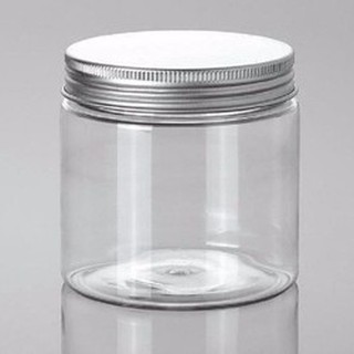 hũ nhựa nắp nhôm 200 ml nguyên liệu làm thủ công handmade mỹ phẩm handmade 8.5*6,5