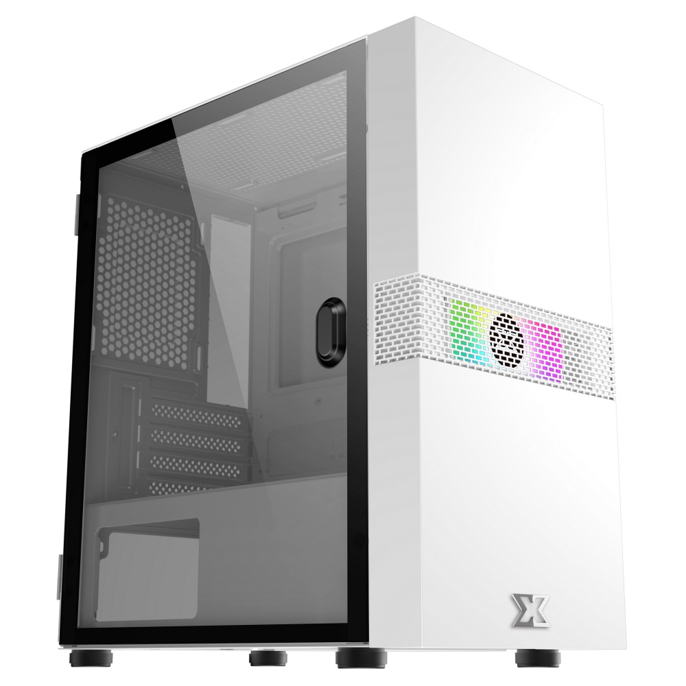 Vỏ Case XIGMATEK FADIL ARTIC 1F - M-ATX, 1 SIDE TEMPERED GLASS, 1 FAN X20F