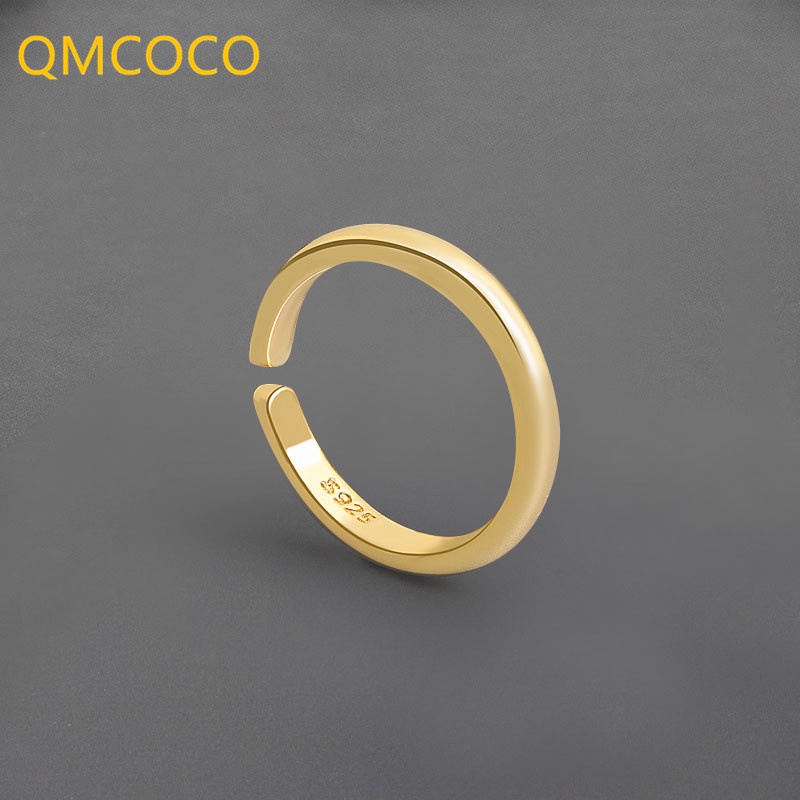Nhẫn Tròn Mỏng Màu Vàng Đồng Phong Cách Cổ Điển Thời Trang Mùa Hè Cho Nữ