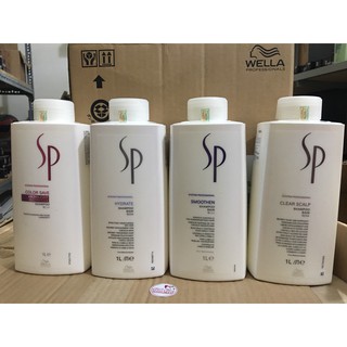 Dầu xả siêu mượt tóc SP Wella Smoothen Conditioner - 1000ml