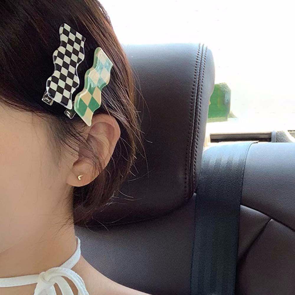 Kẹp Tóc Bằng Nhựa Acrylic Màu Kẹo Kiểu Hàn Quốc Thời Trang Cho Nữ