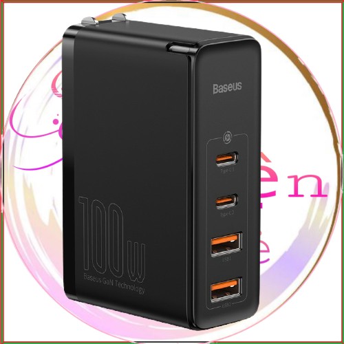 Bộ sạc nhanh 100W Baseus 4 Cổng CCGAN2P-M01 USB/Type c