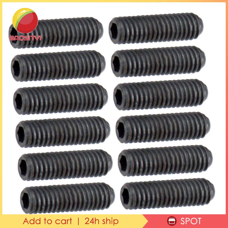 [Baosity1] X Ốc Vít Khóa Dây Đàn Guitar Điện Đầu Lục Giác Màu Đen Cho Cầu Tremolo