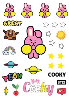 Sticker BT21 chỉ 5k