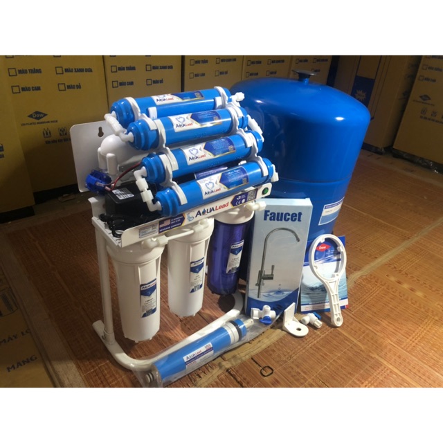 Máy lọc nước ro Aqua lead từ 8-11 cấp lọc bình áp 40l không tủ