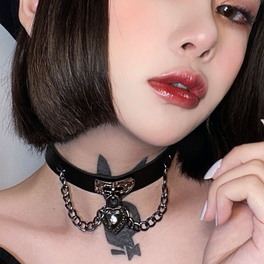 Vòng cổ choker bằng kim loại nhiều màu sắc thời trang gợi cảm dành cho nữ
