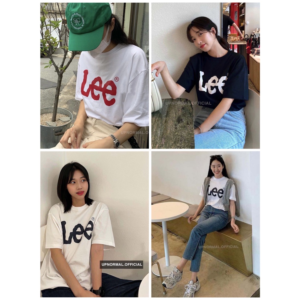 Áo thun form rộng tay lỡ kiểu dáng oversize - áo LEE