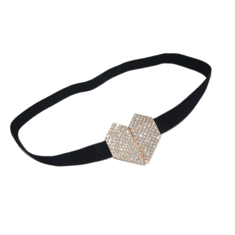 Thắt Lưng Bản Rộng Co Giãn Có Khóa Kiểu Retro Cho Nữ