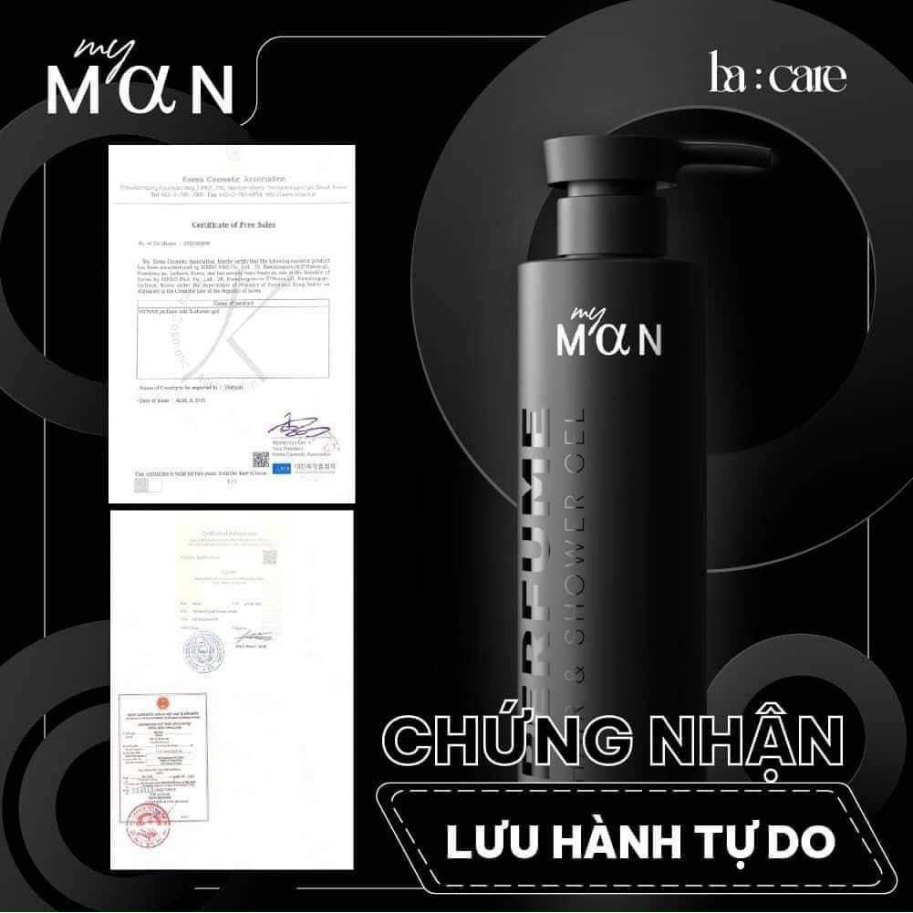 [Chính Hãng] Sữa Tắm Gội My Man Ba Care 5 in 1 Ca Sĩ Bảo Anh - 8809446657258