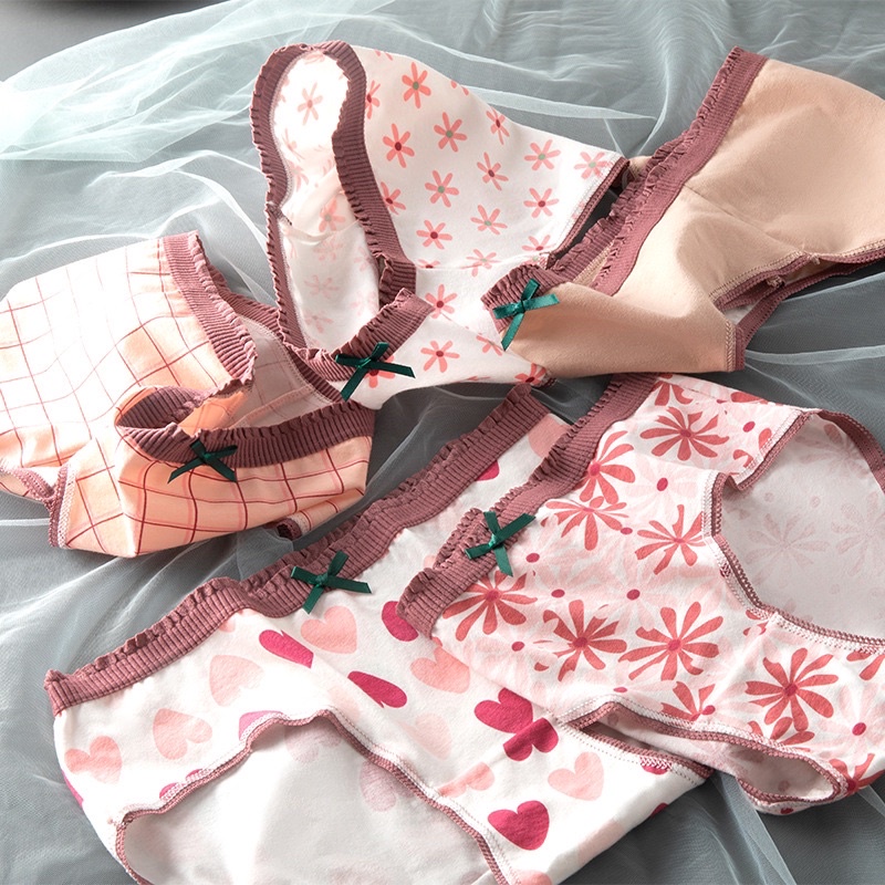 Quần lót nữ cotton Quảng Châu, quần chip dễ thương CÓ SIZE  QC51 BRABOX | BigBuy360 - bigbuy360.vn