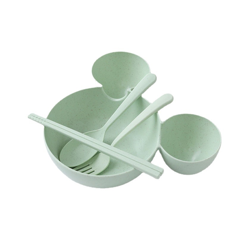 Bộ 4 Dụng Cụ Ăn Uống Kiểu Hoạt Hình Dễ Thương Cho Bé