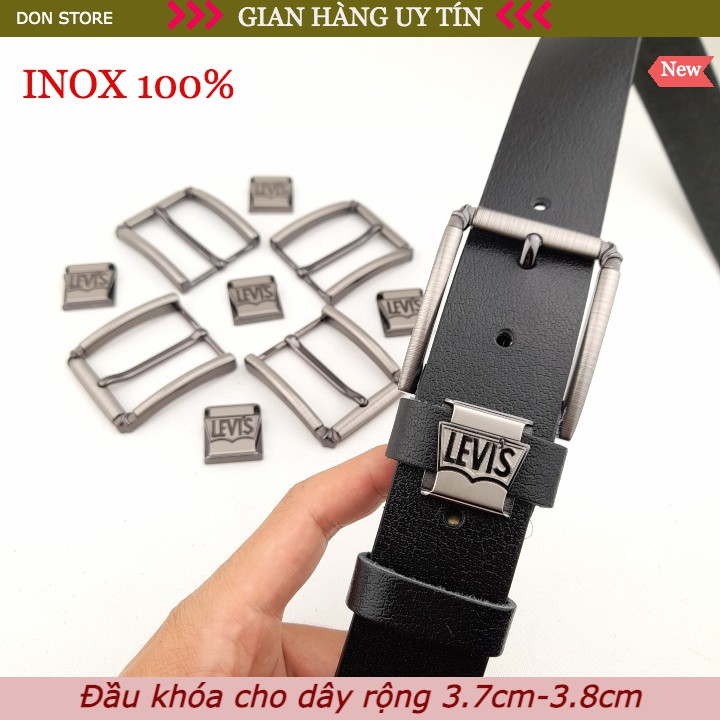 [INOX 100%] Đầu Khóa Dây Nịt Kiểu Kim Cài Cho Dây Rộng 3.6-3.8cm Hàng Loại Tốt Có Bán Sỉ SLL