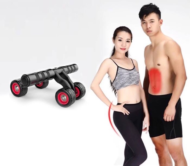 Con lăn 4 bánh đa năng tập cho nhiều bộ phận