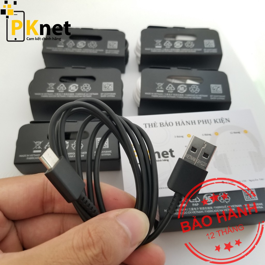 Cáp sạc nhanh Samsung USB- Type C chính hãng [Bảo hành 1 đổi 1]