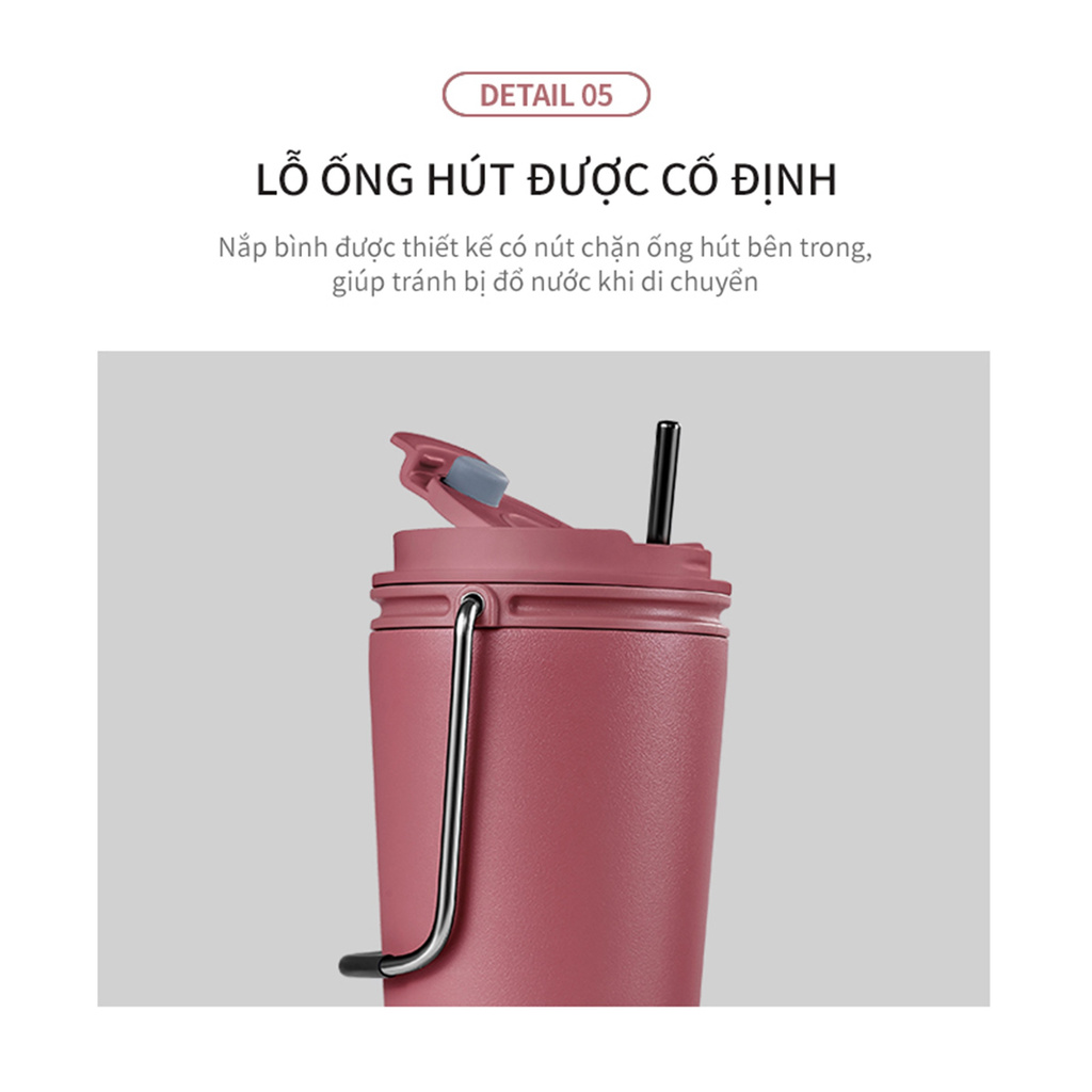 Bình Giữ Nhiệt Lock&amp;lock Bucket Tumbler LHC4269 540ml - Hàng Chính Hãng