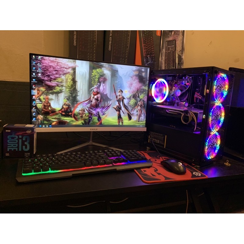 [ Màn hình 24inh ] Bộ máy tính chơi game mọi game liên minh FO4 GTA5 PUBG | BigBuy360 - bigbuy360.vn