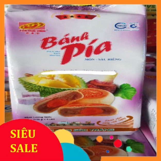 [ĐẶC SẢN] Bánh pía Khoai môn sầu riêng Tân Huê Viên /Hải Sơn -Bánh pía sóc trăng