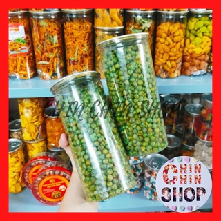Đậu Hà Lan tỏi ớt lon 450g, cay mặn, đậm vị - ĂN VẶT CHIN CHIN.