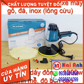 Máy đánh bóng Classic CLA6180 chính hãng 1300W mạnh mẽ, động cơ dây đồng bền bỉ, bảo hành 6 tháng toàn quốc