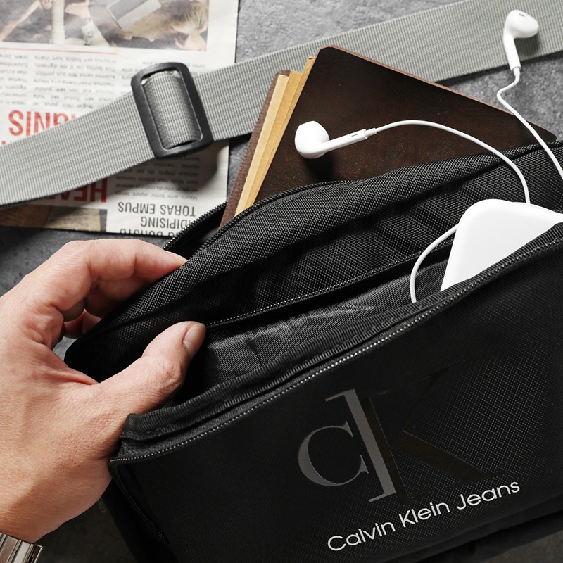 Túi Chéo Nam Calvin Klein CK Đi Chơi Du Lịch Phong Cách Châu Âu Chất Liệu Vải Chống Nước TIEM.BALO DCCAL001