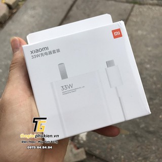 Combo củ cáp sạc nhanh 33W chính hãng Xiaomi