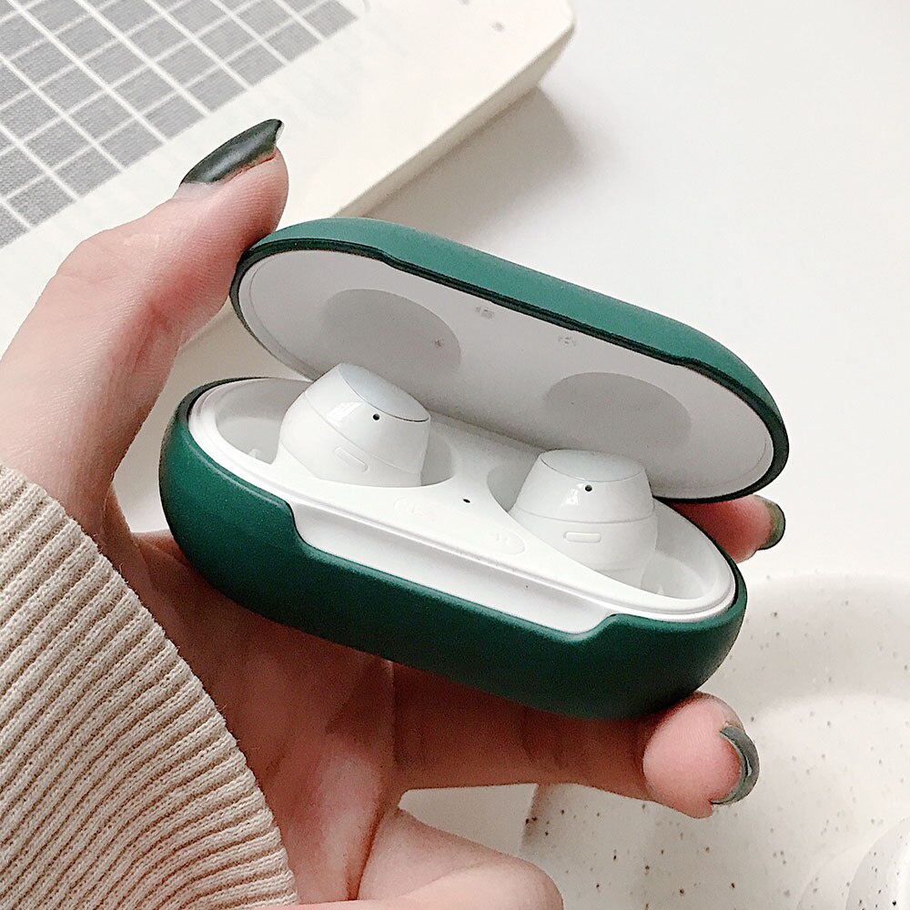Ốp hộp sạc tai nghe cứng màu nhám dễ thương cho Samsung Galaxy Buds Plus