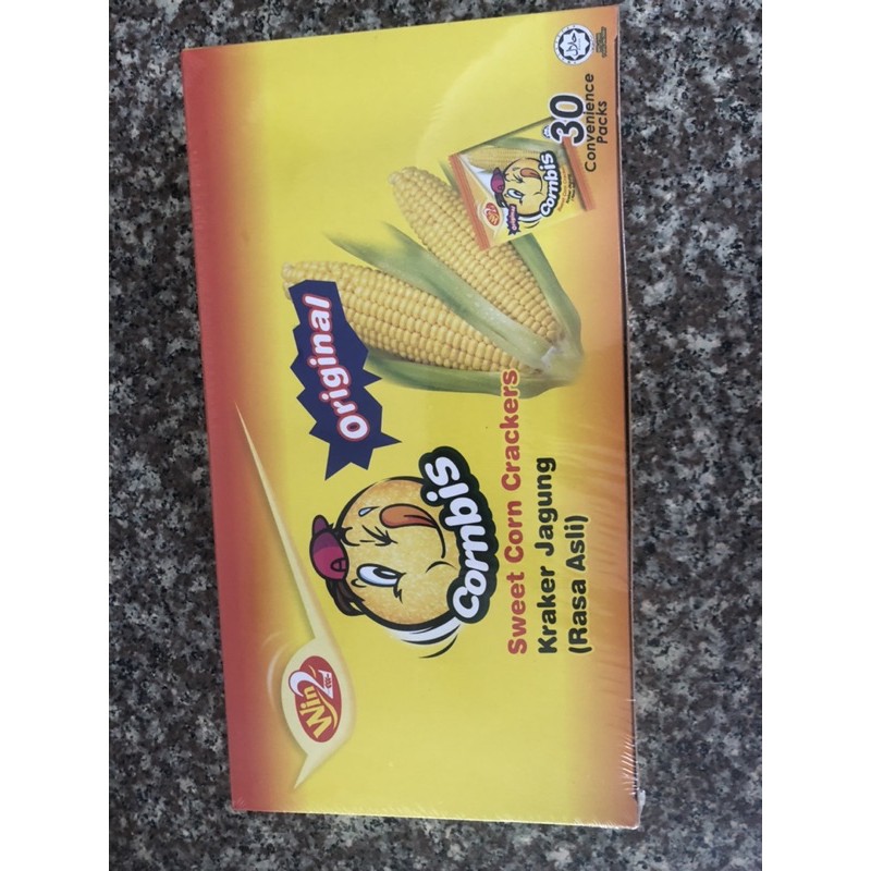 Bánh Bắp Cornbis Cracker Win2 Hộp 540 G - 30 cái