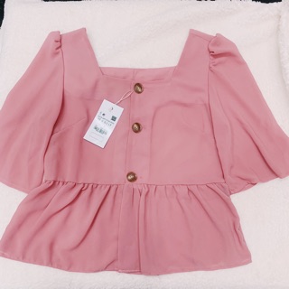 Áo voan peplum