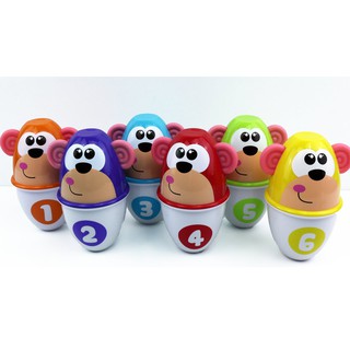 Đồ chơi Chicco Bowling Khỉ con 18M+
