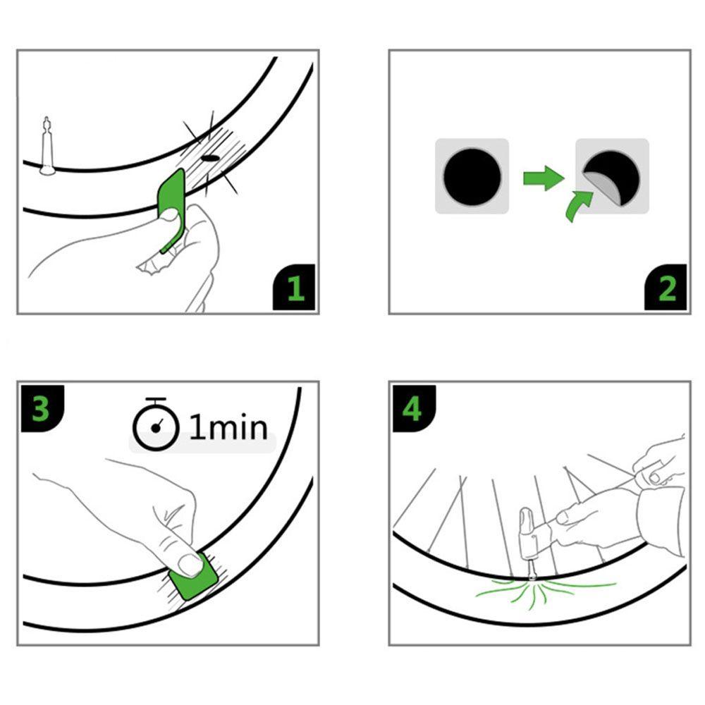 Bộ Dụng Cụ Vá Lốp Xe Đạp Không Keo Tiện Dụng
