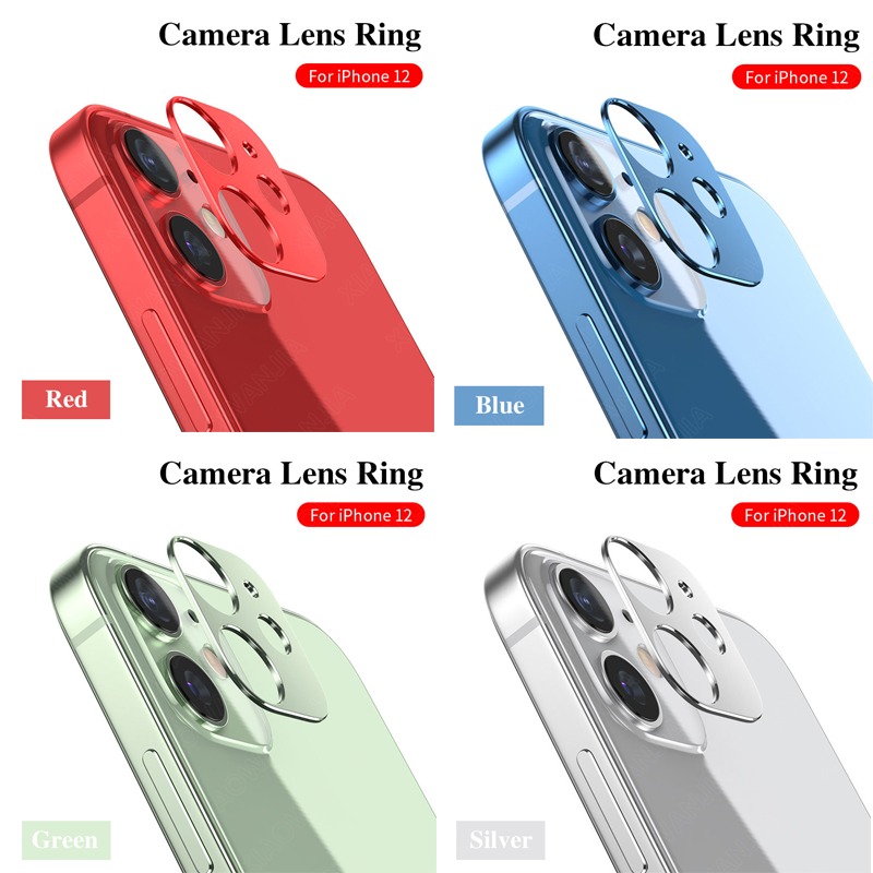 Viền Kim Loại Bảo Vệ Camera Sau Cho Iphone 11 12 Pro Max