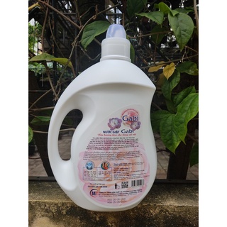Nước giặt xả quần áo 2 in 1 Gabi cao cấp thơm lâu, sạch sâu - Dung tích 3.6L
