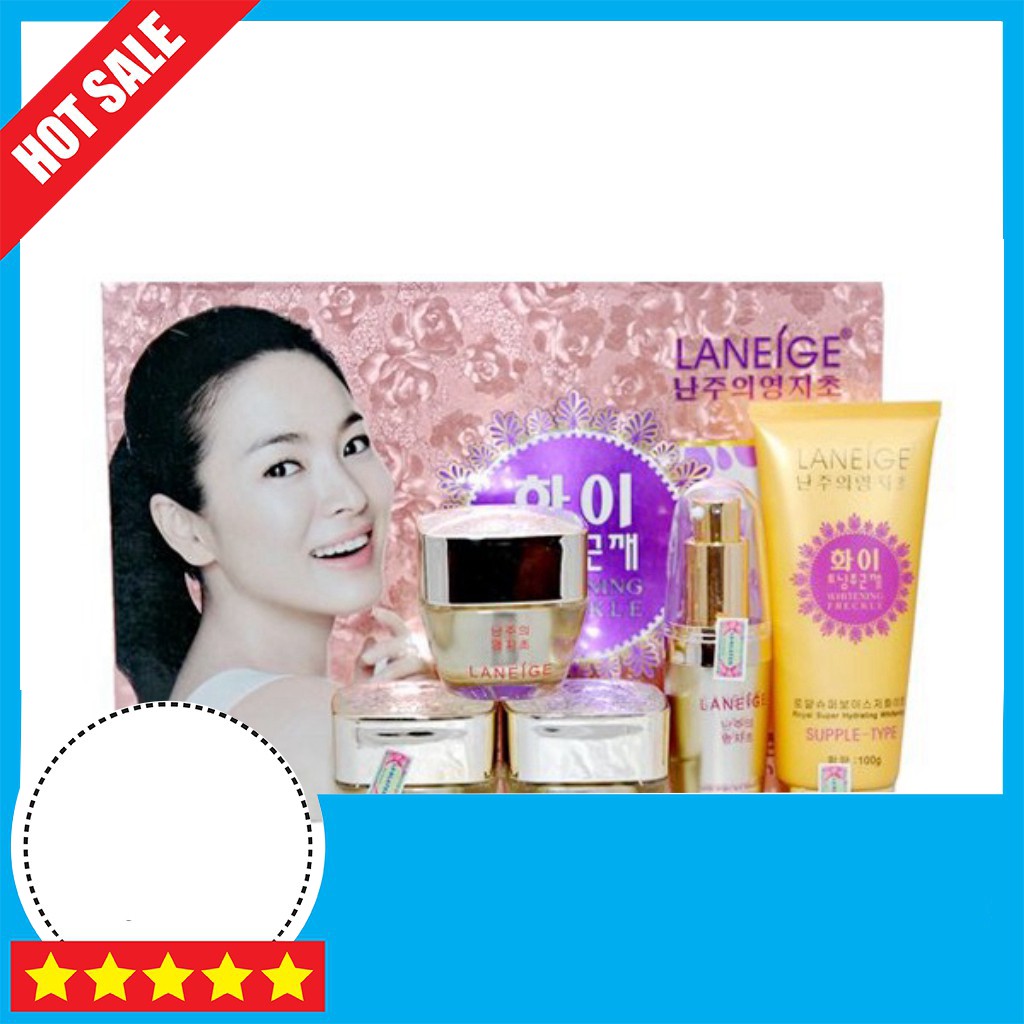 SIÊU GIẢM GIÁ Mỹ phẩm Laneige hồng, Kem laneige trị nám, trắng da, chống nhăn cao cấp 5in1 SIÊU GIẢM GIÁ