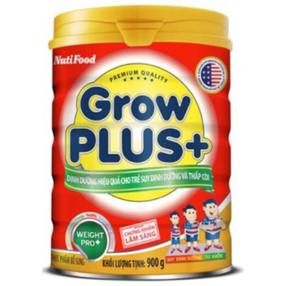 (mẫu mới) SỮA BỘT GROW PLUS ĐỎ 900G