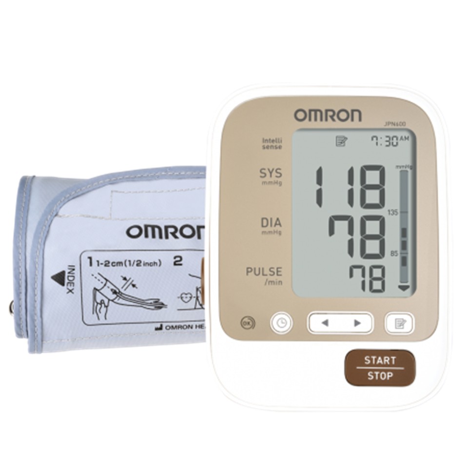 Máy đo huyết áp bắp tay tự động Omron JPN600 Made in Japan